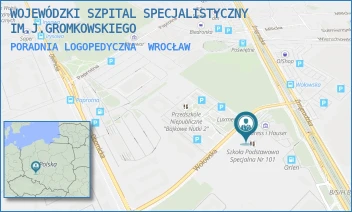 PORADNIA LOGOPEDYCZNA - WOJEWÓDZKI SZPITAL SPECJALISTYCZNY IM.J.GROMKOWSKIEGO - UL. WOŁOWSKA 9,  WROCŁAW