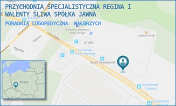 PORADNIA LOGOPEDYCZNA - PRZYCHODNIA SPECJALISTYCZNA REGINA I WALENTY ŚLIWA SPÓŁKA JAWNA - UL. UCZNIOWSKA 21,  WAŁBRZYCH