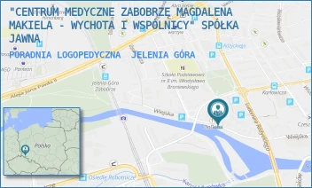 PORADNIA LOGOPEDYCZNA - "CENTRUM MEDYCZNE ZABOBRZE MAGDALENA MAKIELA - WYCHOTA I WSPÓLNICY" SPÓŁKA JAWNA - UL. WIEJSKA 11,  JELENIA GÓRA