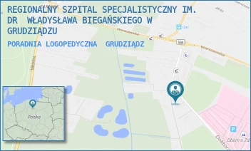 PORADNIA LOGOPEDYCZNA - REGIONALNY SZPITAL SPECJALISTYCZNY IM. DR  WŁADYSŁAWA BIEGAŃSKIEGO W GRUDZIĄDZU - RYDYGIERA 15/17,  GRUDZIĄDZ
