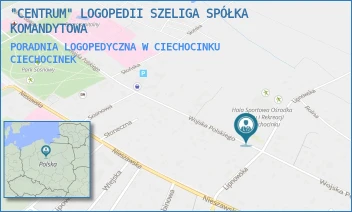 PORADNIA LOGOPEDYCZNA W CIECHOCINKU - "CENTRUM" LOGOPEDII SZELIGA SPÓŁKA KOMANDYTOWA - WOJSKA POLSKIEGO 37,  CIECHOCINEK