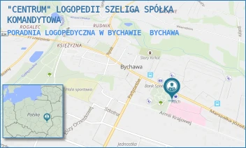 PORADNIA LOGOPEDYCZNA W BYCHAWIE - "CENTRUM" LOGOPEDII SZELIGA SPÓŁKA KOMANDYTOWA - PIŁSUDSKIEGO 26/28/30,  BYCHAWA