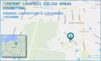 PORADNIA LOGOPEDYCZNA W CIECHANOWIE - "CENTRUM" LOGOPEDII SZELIGA SPÓŁKA KOMANDYTOWA - STEFANA CZARNIECKIEGO 40,  CIECHANÓW