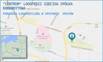 PORADNIA LOGOPEDYCZNA W OPATOWIE - "CENTRUM" LOGOPEDII SZELIGA SPÓŁKA KOMANDYTOWA - SEMPOŁOWSKIEJ 1,  OPATÓW
