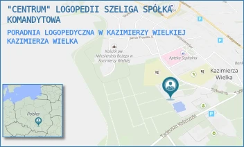 PORADNIA LOGOPEDYCZNA W KAZIMIERZY WIELKIEJ - "CENTRUM" LOGOPEDII SZELIGA SPÓŁKA KOMANDYTOWA - SZKOLNA 22A, KAZIMIERZA WIELKA