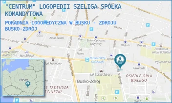 PORADNIA LOGOPEDYCZNA W BUSKU - ZDROJU - "CENTRUM" LOGOPEDII SZELIGA SPÓŁKA KOMANDYTOWA - STEFANA BATOREGO 10, BUSKO-ZDRÓJ