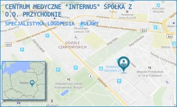 SPECJALISTYKA-LOGOPEDIA - CENTRUM MEDYCZNE "INTERNUS" SPÓŁKA Z O.O. PRZYCHODNIE - AL.KROLEWSKA 15,  PUŁAWY