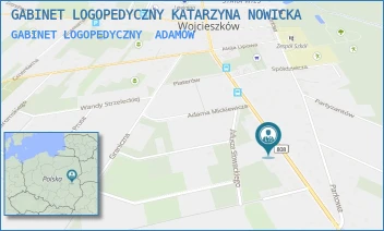 GABINET LOGOPEDYCZNY - GABINET LOGOPEDYCZNY KATARZYNA NOWICKA - KLEEBERGA 36,  ADAMÓW