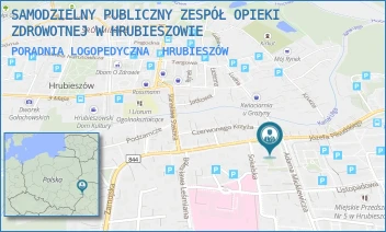PORADNIA LOGOPEDYCZNA - SAMODZIELNY PUBLICZNY ZESPÓŁ OPIEKI ZDROWOTNEJ W HRUBIESZOWIE - MICKIEWICZA 2,  HRUBIESZÓW