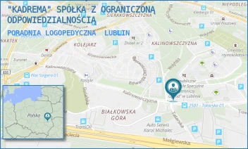 PORADNIA LOGOPEDYCZNA - "KADREMA" SPÓŁKA Z OGRANICZONĄ ODPOWIEDZIALNOŚCIĄ - KALINOWSZCZYZNA 46/B,  LUBLIN