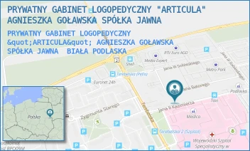 PRYWATNY GABINET LOGOPEDYCZNY "ARTICULA" AGNIESZKA GOŁAWSKA SPÓŁKA JAWNA - PRYWATNY GABINET LOGOPEDYCZNY "ARTICULA" AGNIESZKA GOŁAWSKA SPÓŁKA JAWNA - TEREBELSKA 67B,  BIAŁA PODLASKA