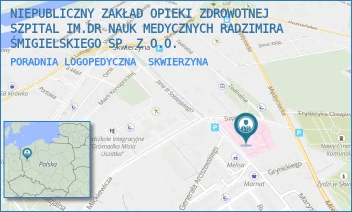 PORADNIA LOGOPEDYCZNA - NIEPUBLICZNY ZAKŁAD OPIEKI ZDROWOTNEJ SZPITAL IM.DR NAUK MEDYCZNYCH RADZIMIRA ŚMIGIELSKIEGO SP. Z O.O. - UL. SZPITALNA 5,  SKWIERZYNA