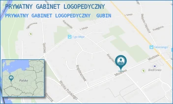 PRYWATNY GABINET LOGOPEDYCZNY - PRYWATNY GABINET LOGOPEDYCZNY SPECJALNOŚĆ NEUROLOGOPEDA MGR TERESA JANOWSKA - UL. KOSYNIERÓW 24,  GUBIN