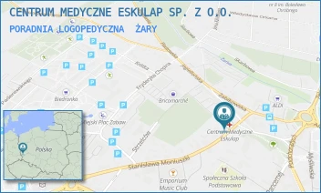PORADNIA LOGOPEDYCZNA - CENTRUM MEDYCZNE ESKULAP SP. Z O.O. - UL. MONIUSZKI 2,  ŻARY
