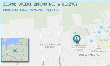 PORADNIA LOGOPEDYCZNA - ZESPÓŁ OPIEKI ZDROWOTNEJ W ŁĘCZYCY - UL. ZACHODNIA 6,  ŁĘCZYCA