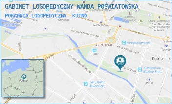 PORADNIA LOGOPEDYCZNA - GABINET LOGOPEDYCZNY WANDA POŚWIATOWSKA - UL. ZAMKOWA 6/IV,  KUTNO