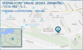 PORADNIA LOGOPEDYCZNA - NIEPUBLICZNY ZAKŁAD OPIEKI ZDROWOTNEJ "VITA-MED" S.C. - UL. PARTYZANTÓW 1A,  OPOCZNO
