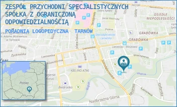 PORADNIA LOGOPEDYCZNA - ZESPÓŁ PRZYCHODNI SPECJALISTYCZNYCH SPÓŁKA Z OGRANICZONĄ ODPOWIEDZIALNOŚCIĄ - UL. MOSTOWA 6,  TARNÓW