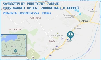 PORADNIA LOGOPEDYCZNA - SAMODZIELNY PUBLICZNY ZAKŁAD PODSTAWOWEJ OPIEKI ZDROWOTNEJ W DOBREJ - DOBRA 545,  DOBRA