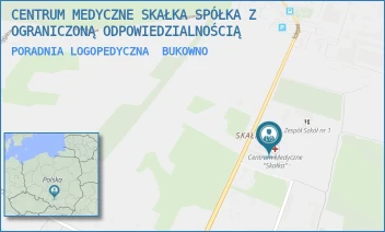 PORADNIA LOGOPEDYCZNA - CENTRUM MEDYCZNE SKAŁKA SPÓŁKA Z OGRANICZONĄ ODPOWIEDZIALNOŚCIĄ - UL. KOLEJOWA 28,  BUKOWNO