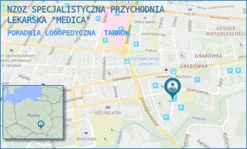 PORADNIA LOGOPEDYCZNA - NZOZ SPECJALISTYCZNA PRZYCHODNIA LEKARSKA "MEDICA" - UL. MOSTOWA 4 A,  TARNÓW