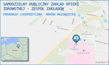 PORADNIA LOGOPEDYCZNA - SAMODZIELNY PUBLICZNY ZAKŁAD OPIEKI ZDROWOTNEJ - ZESPÓŁ ZAKŁADÓW - WITOSA 2,  MAKÓW MAZOWIECKI