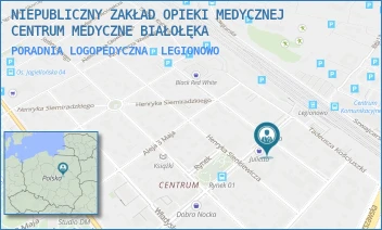 PORADNIA LOGOPEDYCZNA - NIEPUBLICZNY ZAKŁAD OPIEKI MEDYCZNEJ CENTRUM MEDYCZNE BIAŁOŁĘKA - MIKOŁAJA KOPERNIKA 9,  LEGIONOWO