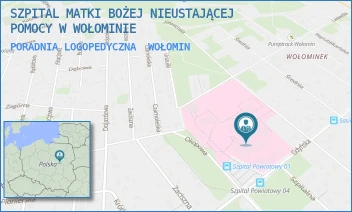 PORADNIA LOGOPEDYCZNA - SZPITAL MATKI BOŻEJ NIEUSTAJĄCEJ POMOCY W WOŁOMINIE - GDYŃSKA 1/3,  WOŁOMIN