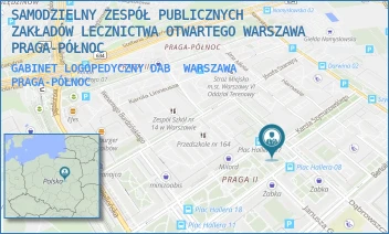 GABINET LOGOPEDYCZNY DAB - SAMODZIELNY ZESPÓŁ PUBLICZNYCH ZAKŁADÓW LECZNICTWA OTWARTEGO WARSZAWA PRAGA-PÓŁNOC - DĄBROWSZCZAKÓW 5A,  WARSZAWA PRAGA-PÓŁNOC