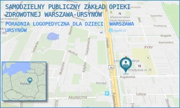 PORADNIA LOGOPEDYCZNA DLA DZIECI - SAMODZIELNY PUBLICZNY ZAKŁAD OPIEKI ZDROWOTNEJ WARSZAWA-URSYNÓW - KAJAKOWA 12,  WARSZAWA URSYNÓW