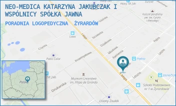 PORADNIA LOGOPEDYCZNA - NEO-MEDICA KATARZYNA JAKUBCZAK I WSPÓLNICY SPÓŁKA JAWNA - PIĘKNA 27/33,  ŻYRARDÓW