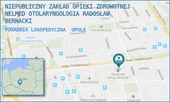 PORADNIA LOGOPEDYCZNA - NIEPUBLICZNY ZAKŁAD OPIEKI ZDROWOTNEJ NELMED OTOLARYNGOLOGIA RADOSŁAW BERNACKI - UL. ALEJA "SOLIDARNOŚCI" 26,  OPOLE