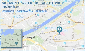 PORADNIA LOGOPEDYCZNA - WOJEWÓDZKI SZPITAL IM. ŚW.OJCA PIO W PRZEMYŚLU - UL. SPORTOWA 6,  PRZEMYŚL