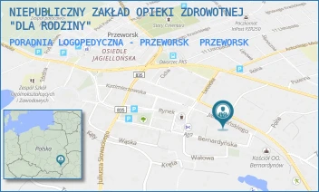PORADNIA LOGOPEDYCZNA - PRZEWORSK - NIEPUBLICZNY ZAKŁAD OPIEKI ZDROWOTNEJ "DLA RODZINY" - UL. JANA KILIŃSKIEGO 2,  PRZEWORSK