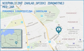 PORADNIA LOGOPEDYCZNA - NIEPUBLICZNY ZAKŁAD OPIEKI ZDROWOTNEJ MED-JAR - UL. SPYTKA 2,  JAROSŁAW