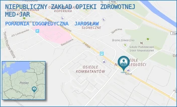 PORADNIA LOGOPEDYCZNA - NIEPUBLICZNY ZAKŁAD OPIEKI ZDROWOTNEJ MED-JAR - UL. 3-GO MAJA 65,  JAROSŁAW