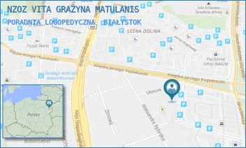 PORADNIA LOGOPEDYCZNA - NZOZ VITA GRAŻYNA MATULANIS - KS. JERZEGO POPIEŁUSZKI 71,  BIAŁYSTOK