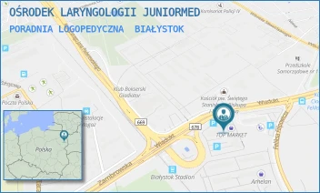 PORADNIA LOGOPEDYCZNA - OŚRODEK LARYNGOLOGII JUNIORMED - WIADUKT 5/8,  BIAŁYSTOK