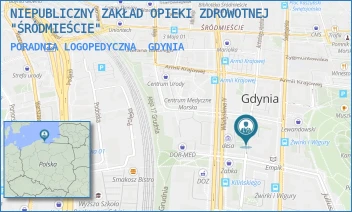PORADNIA LOGOPEDYCZNA - NIEPUBLICZNY ZAKŁAD OPIEKI ZDROWOTNEJ "ŚRÓDMIEŚCIE" - UL. ANTONIEGO ABRAHAMA 57, GDYNIA