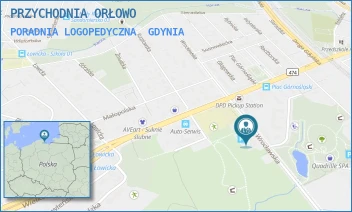 PORADNIA LOGOPEDYCZNA - PRZYCHODNIA ORŁOWO SPÓŁKA Z OGRANICZONĄ ODPOWIEDZIALNOŚCIĄ - UL. WROCŁAWSKA 54,  GDYNIA