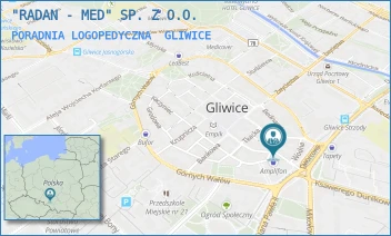PORADNIA LOGOPEDYCZNA - "RADAN - MED" SP. Z O.O. - UL. BASZTOWA 3,  GLIWICE