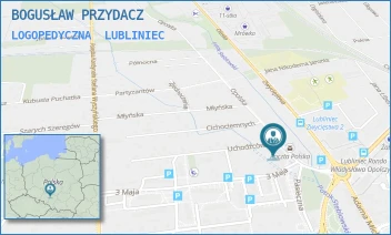 LOGOPEDYCZNA - BOGUSŁAW PRZYDACZ - UL. OPOLSKA 1,  LUBLINIEC