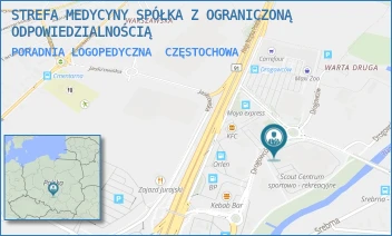 PORADNIA LOGOPEDYCZNA - STREFA MEDYCYNY SPÓŁKA Z OGRANICZONĄ ODPOWIEDZIALNOŚCIĄ - UL. DROGOWCÓW 12,  CZĘSTOCHOWA