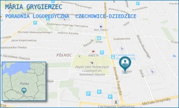 PORADNIA LOGOPEDYCZNA - MARIA GRYGIERZEC - UL. TRAUGUTTA 18A,  CZECHOWICE-DZIEDZICE
