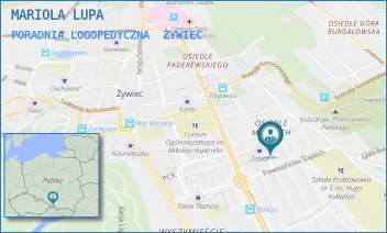 PORADNIA LOGOPEDYCZNA - MARIOLA LUPA - UL. OS.MŁODYCH 1,  ŻYWIEC