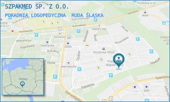 PORADNIA LOGOPEDYCZNA - SZPAKMED SP. Z O.O. - UL. SZPAKÓW 33,  RUDA ŚLĄSKA