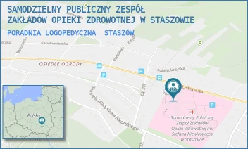 PORADNIA LOGOPEDYCZNA - SAMODZIELNY PUBLICZNY ZESPÓŁ ZAKŁADÓW OPIEKI ZDROWOTNEJ W STASZOWIE - 11 LISTOPADA 78,  STASZÓW