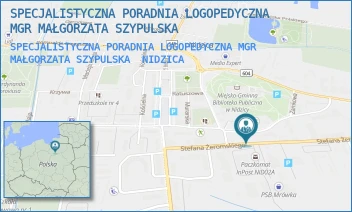 SPECJALISTYCZNA PORADNIA LOGOPEDYCZNA MGR MAŁGORZATA SZYPULSKA - SPECJALISTYCZNA PORADNIA LOGOPEDYCZNA MGR MAŁGORZATA ROMANOWSKA - ŻEROMSKIEGO 9, NIDZICA