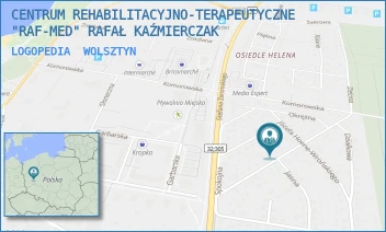 LOGOPEDIA - CENTRUM REHABILITACYJNO-TERAPEUTYCZNE "RAF-MED" RAFAŁ KAŹMIERCZAK - M. ROŻKA 32,  WOLSZTYN