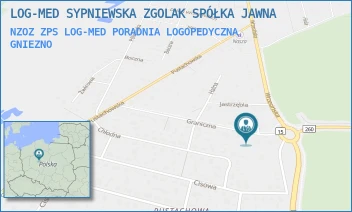 NZOZ ZPS LOG-MED PORADNIA LOGOPEDYCZNA - LOG-MED SPÓŁKA Z OGRANICZONĄ ODPOWIEDZIALNO - GRANICZNA 1B,  GNIEZNO